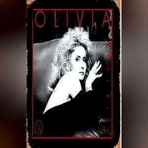 Olivia Newton-John Aluminum Decorative Sign